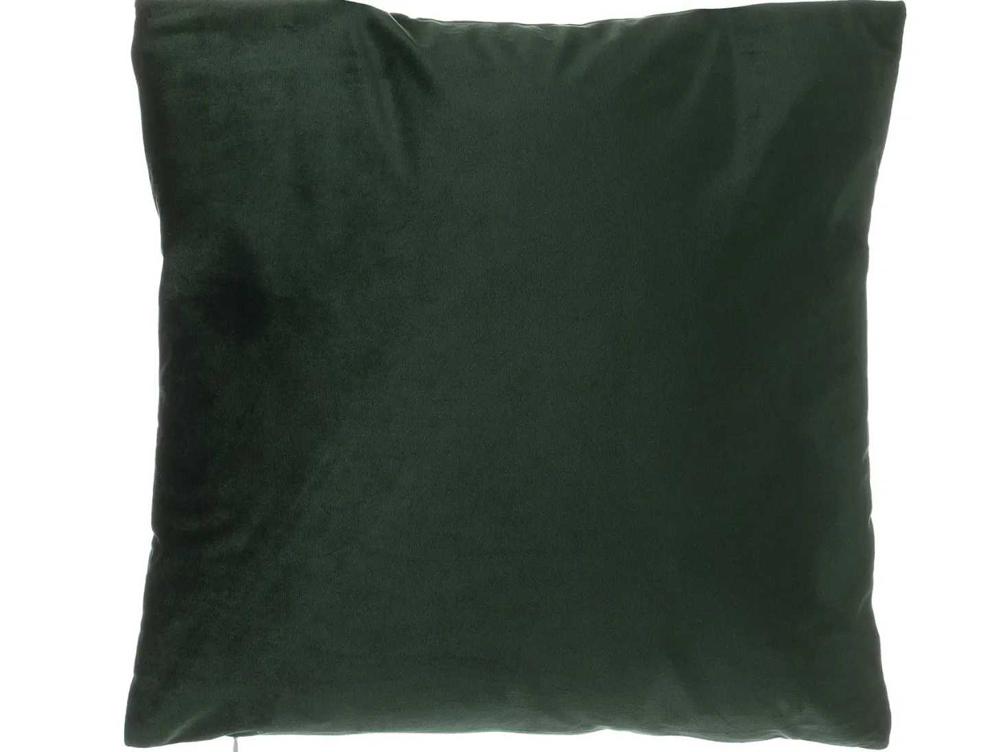 Zestaw 2 poduszek dekoracyjnych FERN Welur 45 x 45 cm Ciemnozielony Wzór roślinny