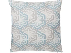 Zestaw 2 poduszek dekoracyjnych PRIMROSE 45 x 45 cm Błękitny Ikat