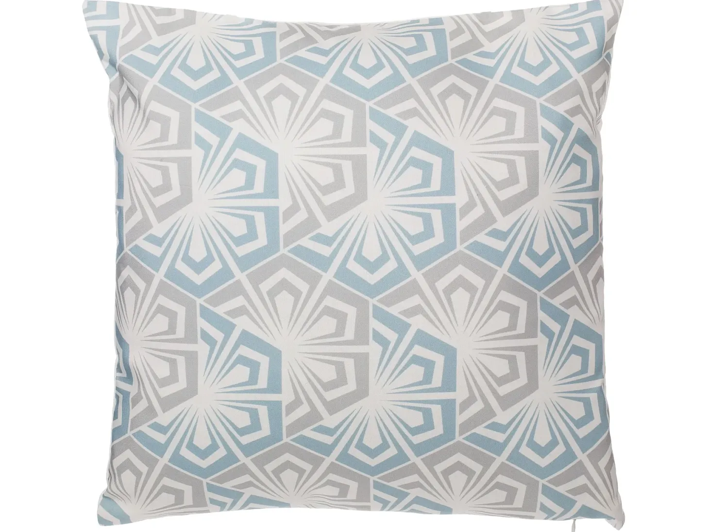 Zestaw 2 poduszek dekoracyjnych PRIMROSE 45 x 45 cm Błękitny Ikat
