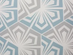 Zestaw 2 poduszek dekoracyjnych PRIMROSE 45 x 45 cm Błękitny Ikat