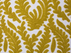 Zestaw 2 poduszek dekoracyjnych PRIMULA Bawełna 45 x 45 cm Musztardowy Ikat