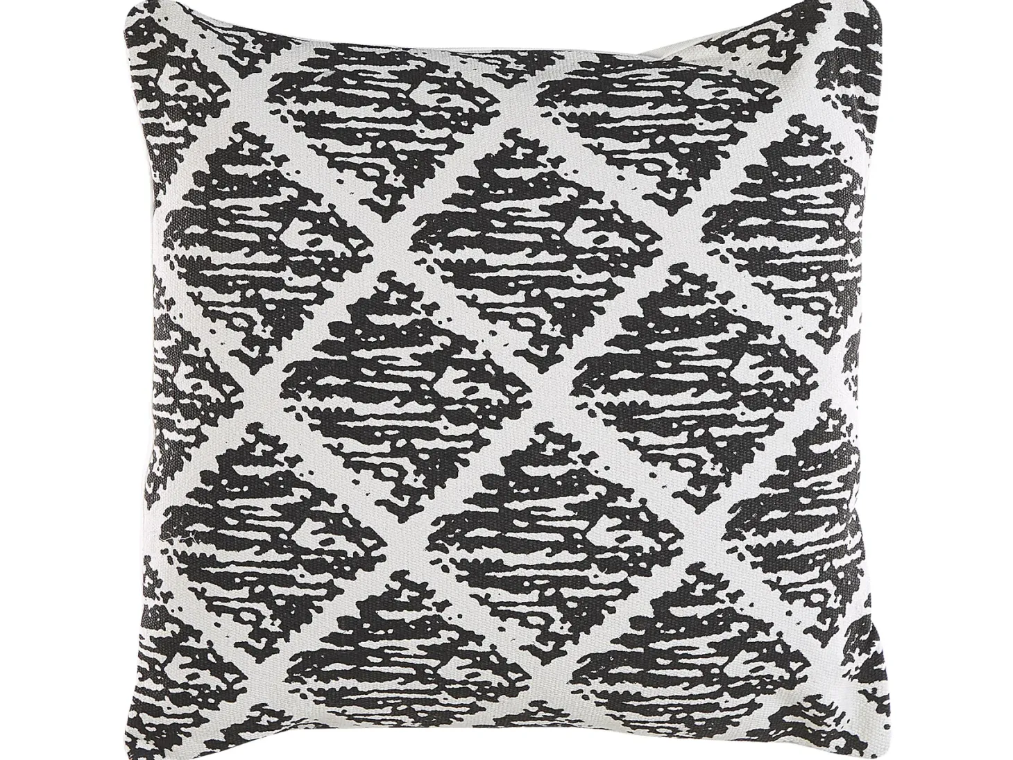 Zestaw 2 poduszek dekoracyjnych HAZRO Bawełna 45 x 45 cm Czarny Wzór geometryczny