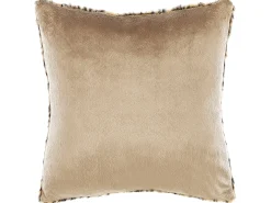 Zestaw 2 poduszek dekoracyjnych FOXTAIL Sztuczne futro 45 x 45 cm Brązowy Wzór zwierzęcy