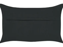 Zestaw 2 poduszek dekoracyjnych VELOOR Bawełna 30 x 50 cm Ciemnoszary Wzór orientalny