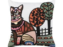 Zestaw 2 poduszek dekoracyjnych MEHSANA Bawełna 50 x 50 cm Kolorowy Wzór zwierzęcy
