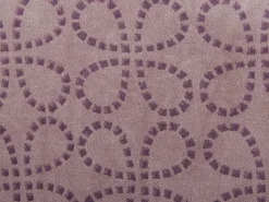 Zestaw 2 poduszek dekoracyjnych LARKSPUR Welur 45 x 45 cm Różowy Wzór geometryczny