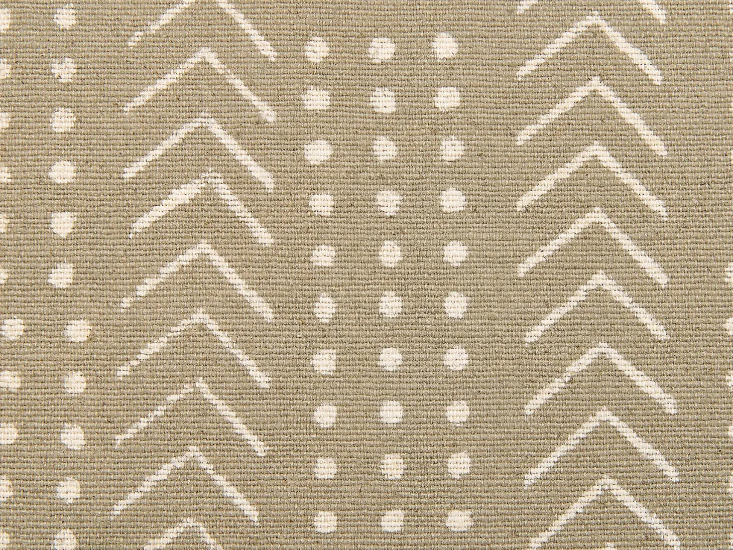 Zestaw 2 poduszek dekoracyjnych SENECIO Bawełna 45 x 45 cm Beżowy Wzór geometryczny