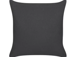 Zestaw 2 poduszek dekoracyjnych BENZOIN Bawełna 45 x 45 cm Czarny Wzór geometryczny