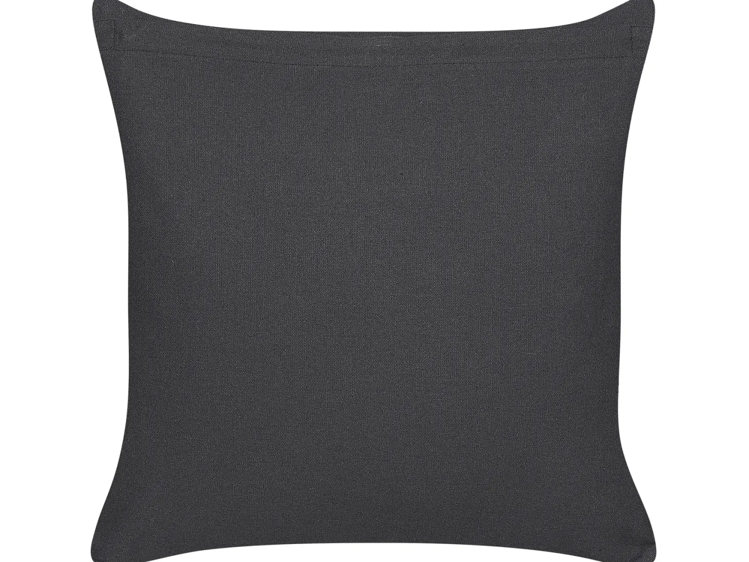 Zestaw 2 poduszek dekoracyjnych BENZOIN Bawełna 45 x 45 cm Czarny Wzór geometryczny