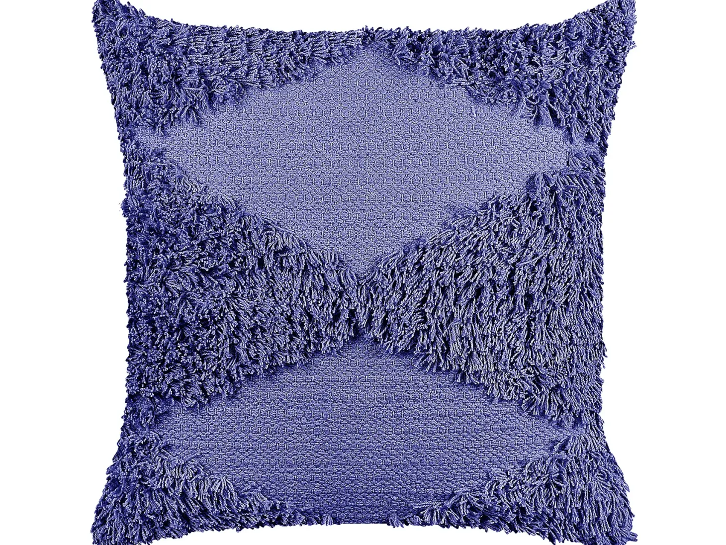 Zestaw 2 poduszek dekoracyjnych RHOEO Bawełna 45 x 45 cm Fioletowy