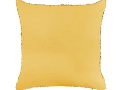 Zestaw 2 poduszek dekoracyjnych RHOEO Bawełna 45 x 45 cm Żółty Wzór geometryczny