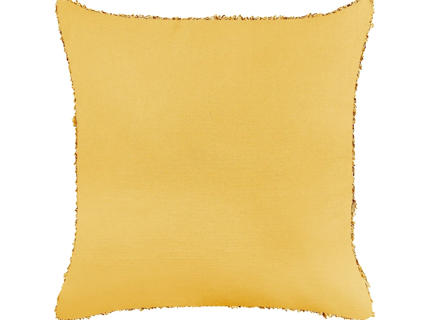 Zestaw 2 poduszek dekoracyjnych RHOEO Bawełna 45 x 45 cm Żółty Wzór geometryczny