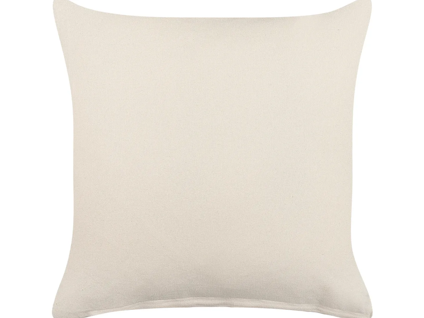 Zestaw 2 poduszek dekoracyjnych CALANTHE Bawełna 45 x 45 cm Beżowy Wzór geometryczny