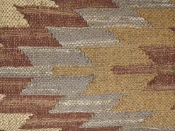 Zestaw 2 poduszek dekoracyjnych DEEPOR Juta 45 x 45 cm Kolorowy Wzór orientalny
