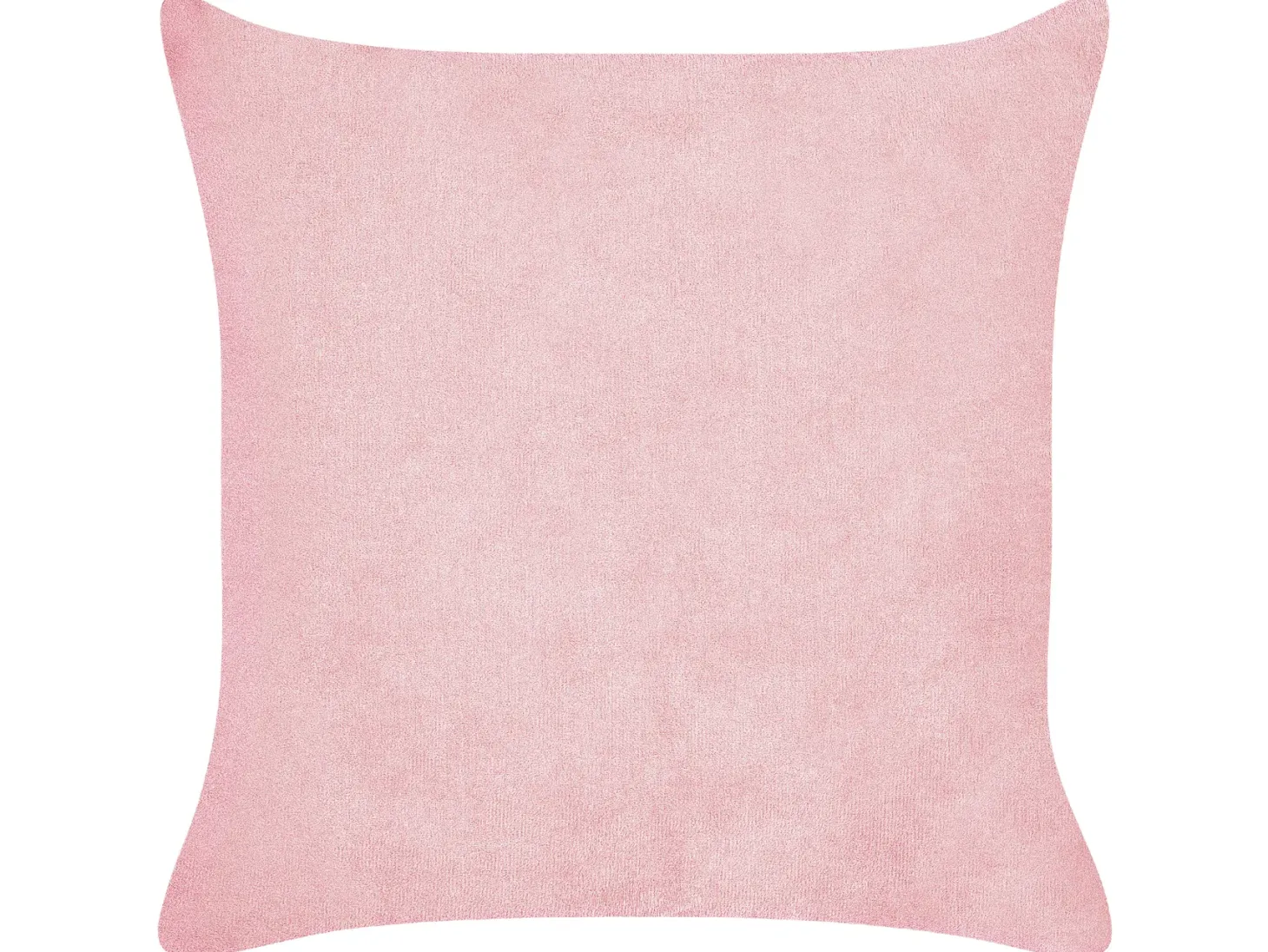 Zestaw 2 poduszek dekoracyjnych MILLET Sztruks 43 x 43 cm Różowy Wzór geometryczny