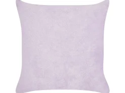 Zestaw 2 poduszek dekoracyjnych MILLET Sztruks 43 x 43 cm Fioletowy Wzór geometryczny