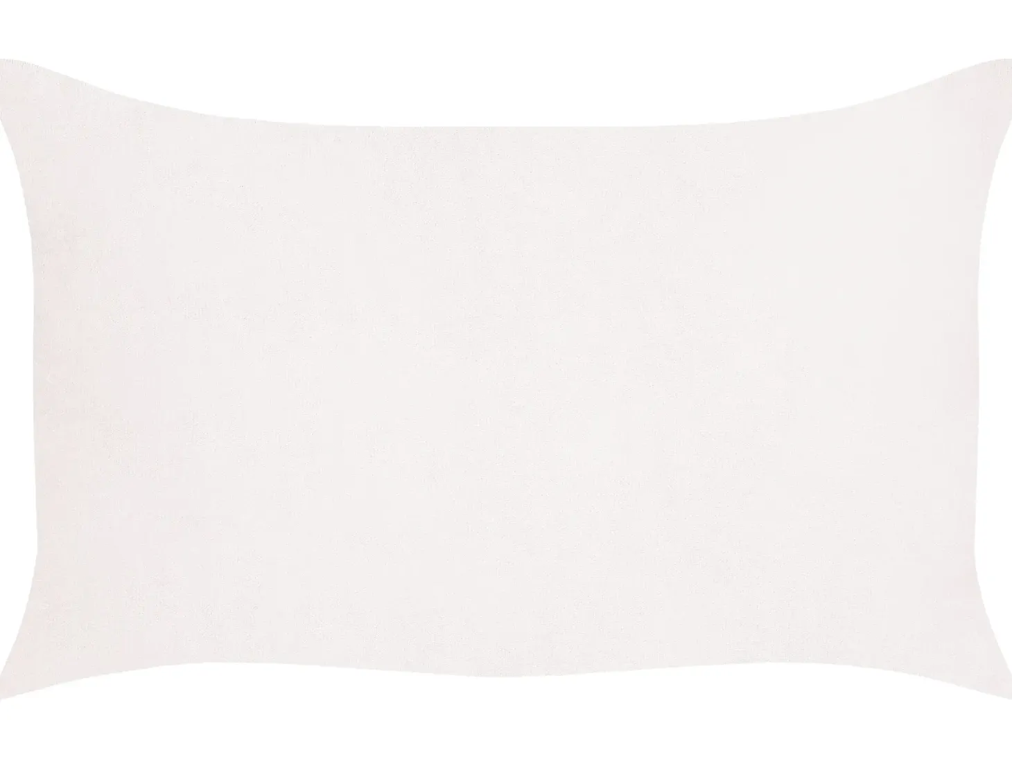 Zestaw 2 poduszek dekoracyjnych MILLET Sztruks 30 x 50 cm Złamana biel Wzór geometryczny