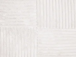 Zestaw 2 poduszek dekoracyjnych MILLET Sztruks 30 x 50 cm Złamana biel Wzór geometryczny