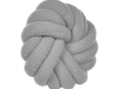 Zestaw 2 poduszek dekoracyjnych AKOLA Boucle 31 x 31 cm Szary Jednolity