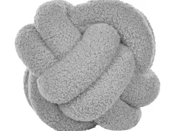 Zestaw 2 poduszek dekoracyjnych MALNI Boucle 19 x 19 cm Szary Jednolity