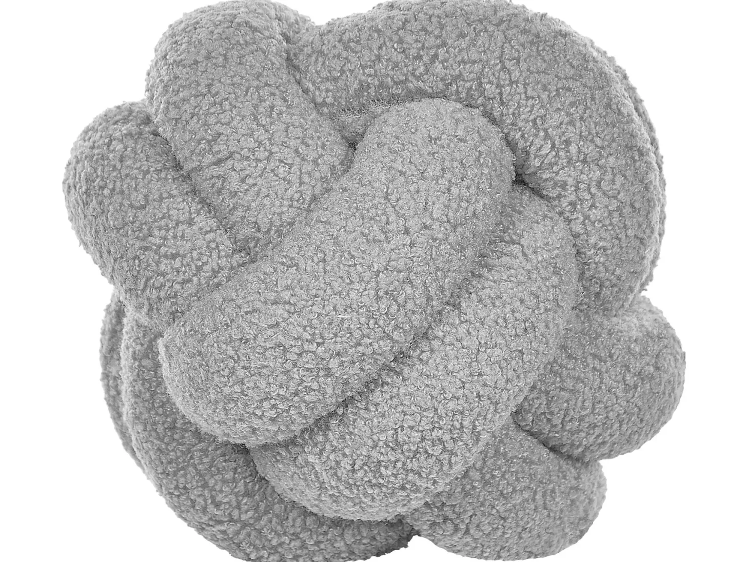 Zestaw 2 poduszek dekoracyjnych MALNI Boucle 19 x 19 cm Szary Jednolity