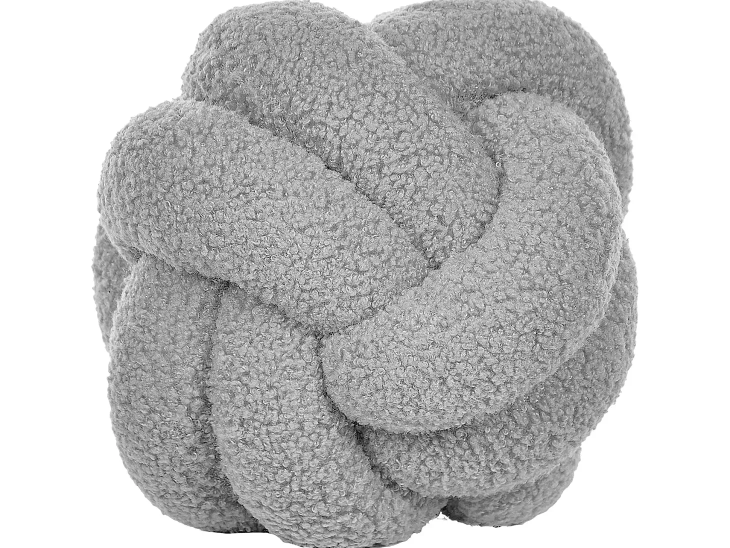 Zestaw 2 poduszek dekoracyjnych MALNI Boucle 19 x 19 cm Szary Jednolity