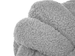 Zestaw 2 poduszek dekoracyjnych MALNI Boucle 19 x 19 cm Szary Jednolity