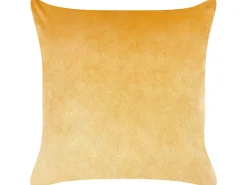 Zestaw 2 poduszek dekoracyjnych MARULA Welur 45 x 45 cm Musztardowy Wzór zwierzęcy