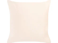 Zestaw 2 poduszek dekoracyjnych YARROW Welur 45 x 45 cm Beżowy Wzór geometryczny