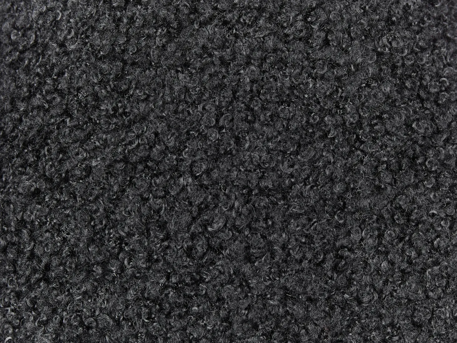 Zestaw 2 poduszek dekoracyjnych CAMPONULA Boucle 40 x 40 cm Czarny Jednolity