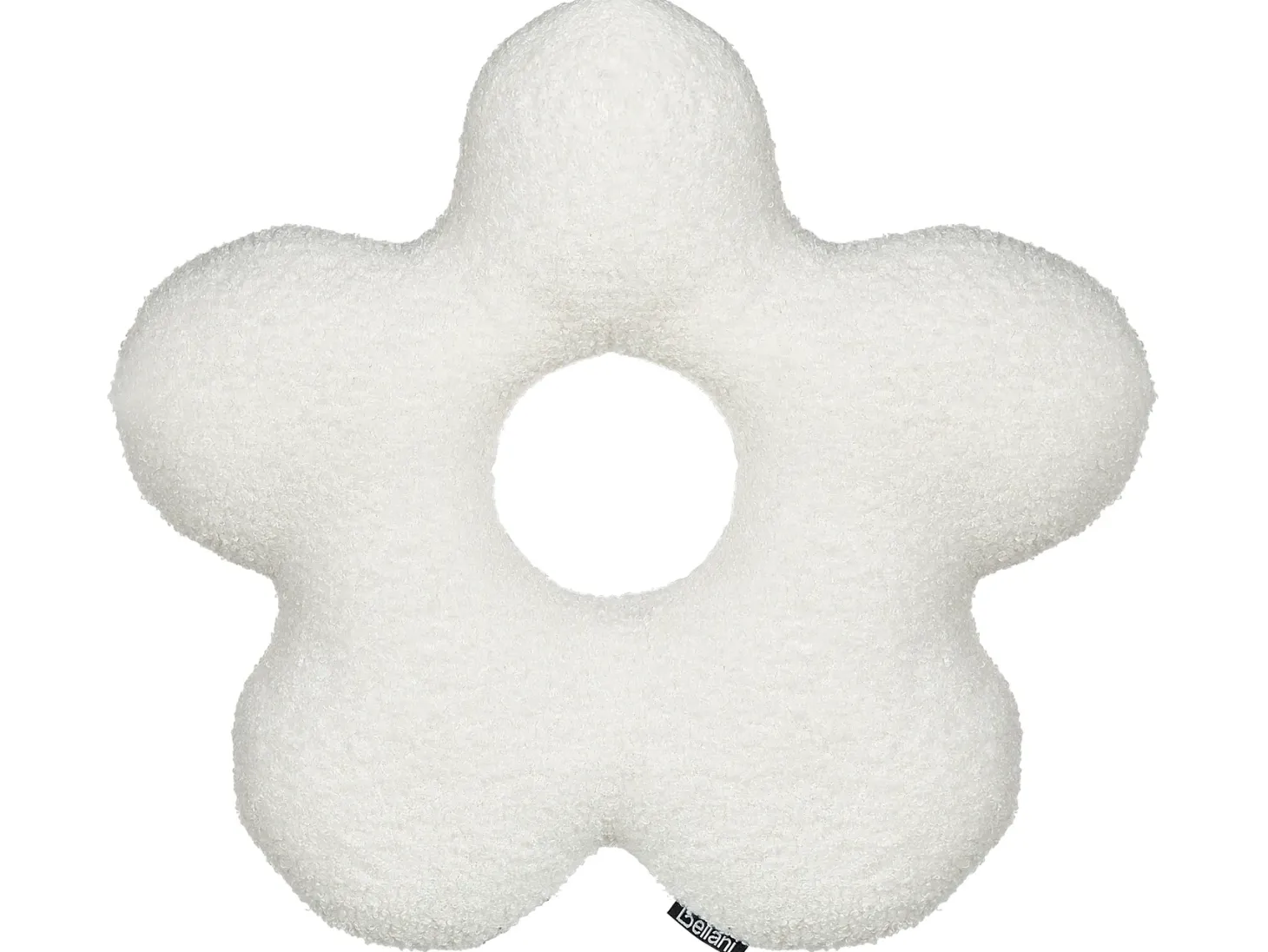 Zestaw 2 poduszek dekoracyjnych CAMPONULA Boucle 40 x 40 cm Złamana biel Jednolity