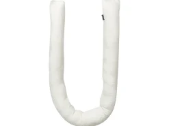 Zestaw 2 poduszek dekoracyjnych GLADIOLUS Boucle 172 x 14 cm Złamana biel Jednolity