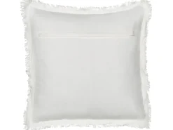 Zestaw 2 poduszek dekoracyjnych LIVISTONA Bawełna 45 x 45 cm Biały Wzór kwiatowy