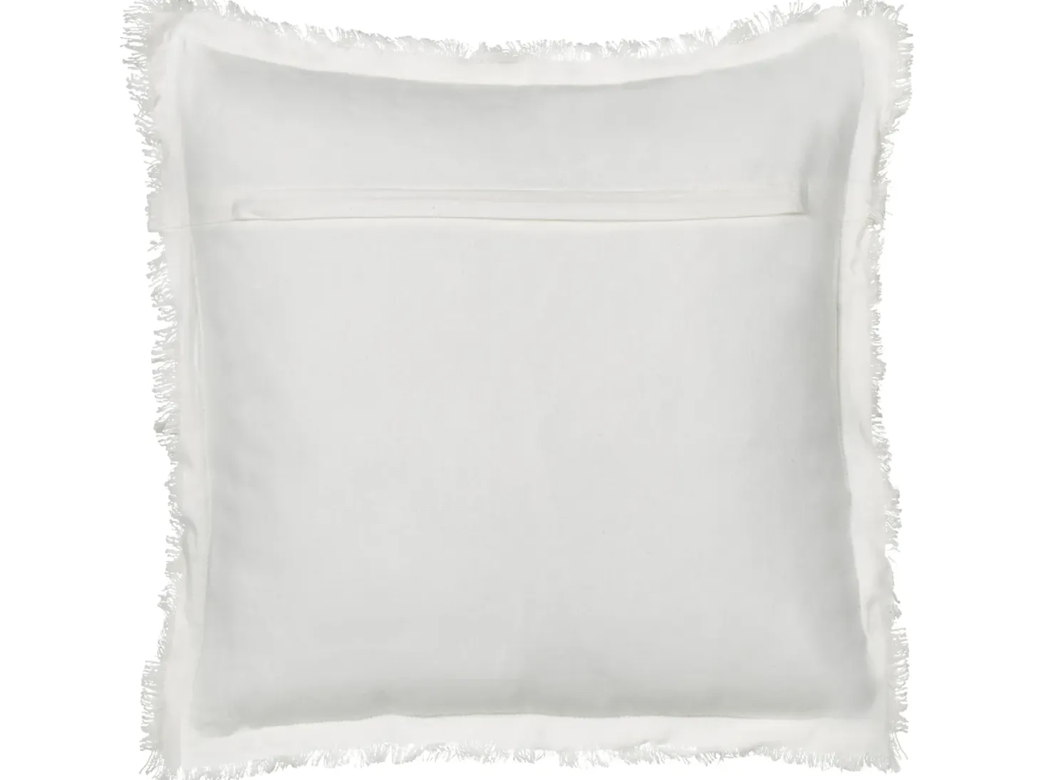 Zestaw 2 poduszek dekoracyjnych LIVISTONA Bawełna 45 x 45 cm Biały Wzór kwiatowy