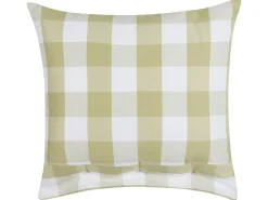 Zestaw 2 poduszek dekoracyjnych TAMNINE 45 x 45 cm Jasnozielony W kratkę