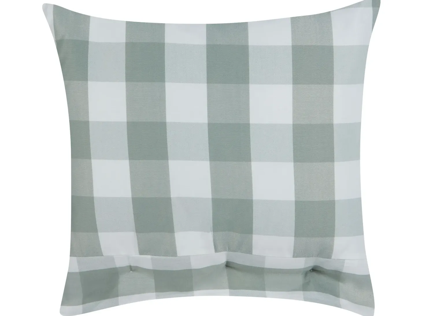 Zestaw 2 poduszek dekoracyjnych TAMNINE 45 x 45 cm Miętowy W kratkę