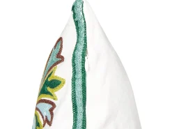 Zestaw 2 poduszek dekoracyjnych ELANITE Bawełna 45 x 45 cm Zielony Wzór orientalny