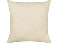 Zestaw 2 poduszek dekoracyjnych LEUZEA Boucle 60 x 60 cm Beżowy Jednolity