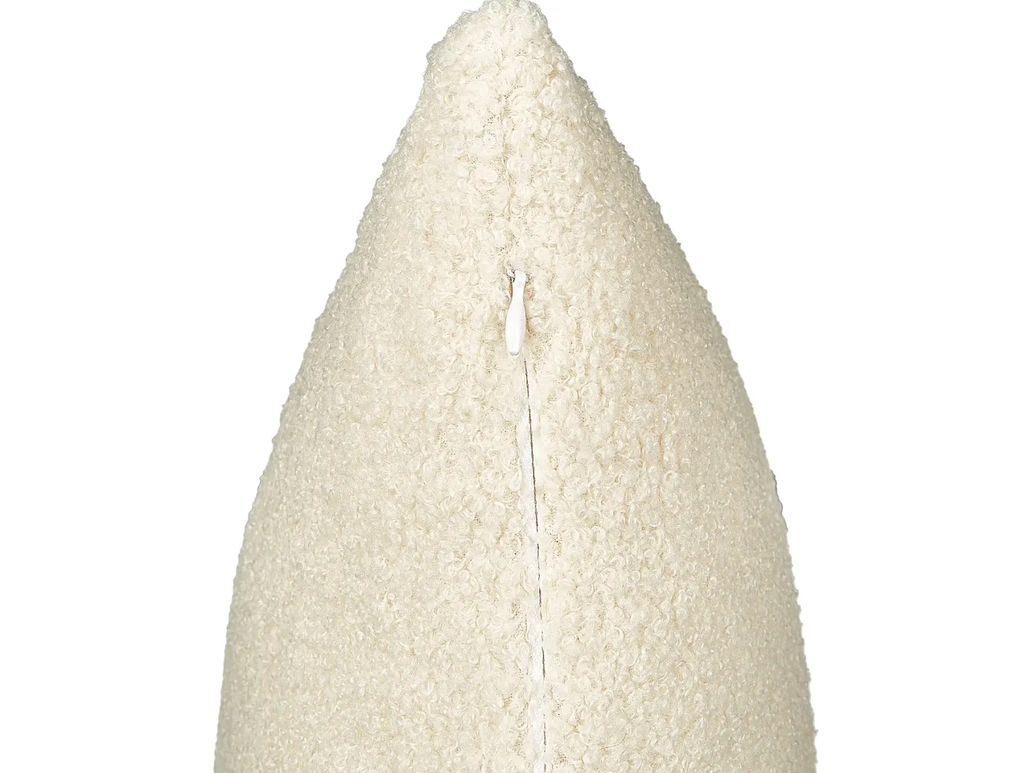 Zestaw 2 poduszek dekoracyjnych LEUZEA Boucle 60 x 60 cm Beżowy Jednolity