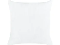 Zestaw 2 poduszek dekoracyjnych MINDALA Len 50 x 50 cm Złamana biel Z napisami