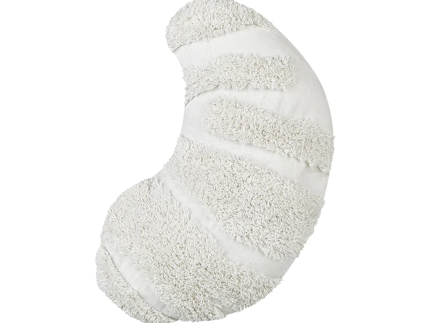 Zestaw 2 poduszek dekoracyjnych SNOWDROP Bawełna 40 x 25 cm Biały