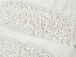 Zestaw 2 poduszek dekoracyjnych SNOWDROP Bawełna 40 x 25 cm Biały