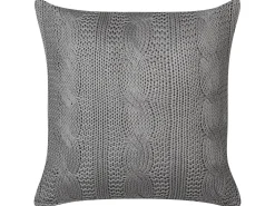 Zestaw 2 poduszek dekoracyjnych CONSTYLIS Bawełna 45 x 45 cm Ciemnoszary Jednolity