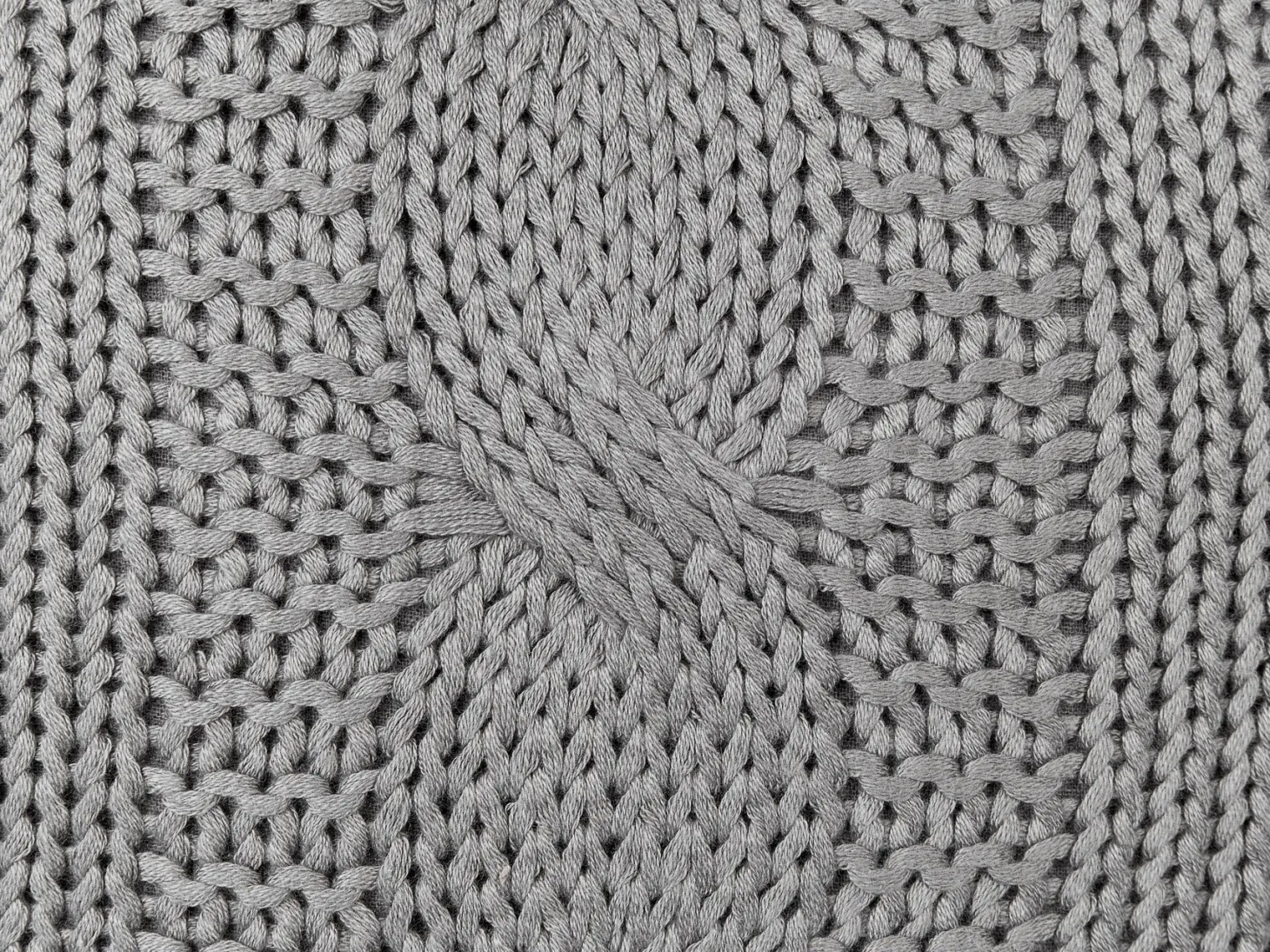 Zestaw 2 poduszek dekoracyjnych CONSTYLIS Bawełna 45 x 45 cm Ciemnoszary Jednolity