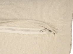 Zestaw 2 poduszek dekoracyjnych CAESIA Bawełna 30 x 50 cm Jasnobeżowy Jednolity