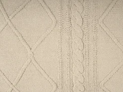 Zestaw 2 poduszek dekoracyjnych CAESIA Bawełna 30 x 50 cm Jasnobeżowy Jednolity