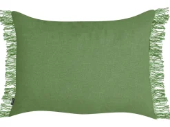 Zestaw 2 poduszek dekoracyjnych MABA Bawełna 50 x 35 cm Zielony Jednolity
