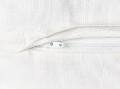 Zestaw 2 poduszek dekoracyjnych VALVARIA Bawełna 30 x 50 cm Złamana biel Wzór zygzak