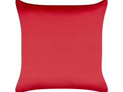 Zestaw 2 poduszek dekoracyjnych MARSHMALLOW Welur 45 x 45 cm Czerwony Wzór świąteczny