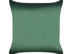Zestaw 2 poduszek dekoracyjnych MARSHMALLOW Welur 45 x 45 cm Czerwony Zielony Wzór świąteczny